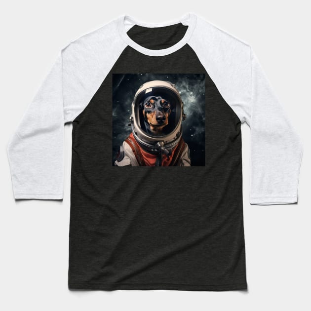 Astro Dog - Manchester Terrier Baseball T-Shirt by Merchgard